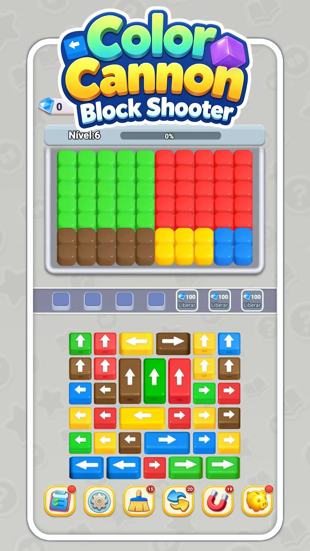 Color Cannon Block Shooter screenshot